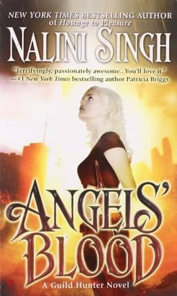 Cover of Angels' Blood (Guild Hunter, #1)