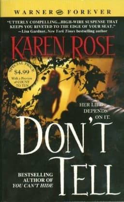 Cover of Don't Tell (Romantic Suspense, #1; Chicago, #1)
