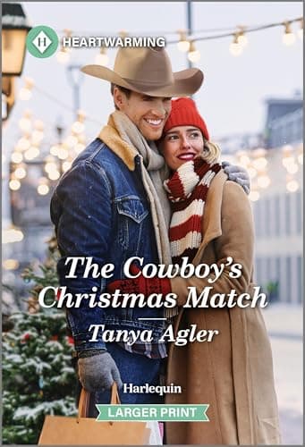 Cover of The Cowboy's Christmas Match: A Clean and Uplifting Romance