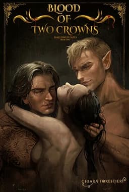 Cover of Blood of Two Crowns (Hallowed Fates #2)